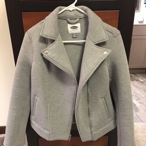 Heather Gray Moto Jacket